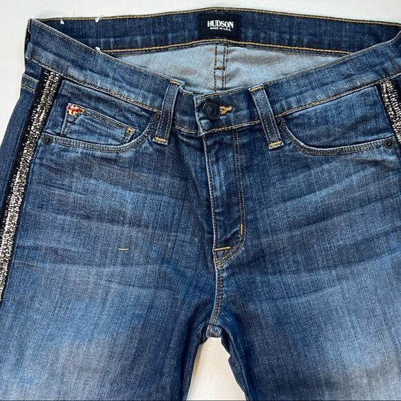 Hudson | Luna Super Skinny Crop Jeans - Picture 2 of 9